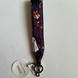 * Vera Bradley Peanuts Character Keychain Wristlet Strap Deep Purple